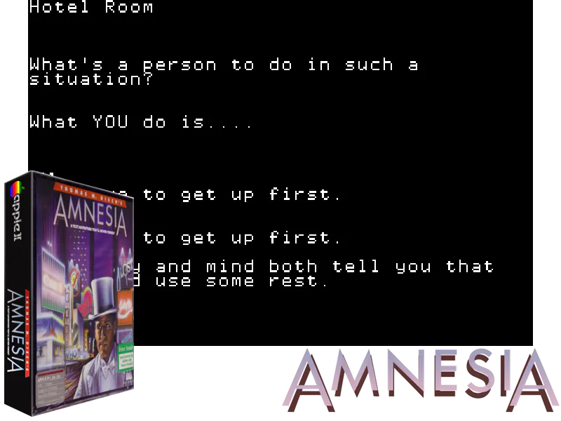 Montage : Amnesia