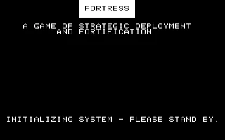 Écran titre : Fortress