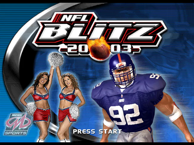 Écran titre : NFL Blitz 2003
