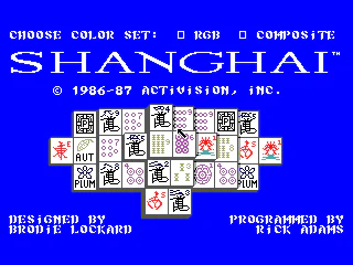 Écran titre : Shanghai