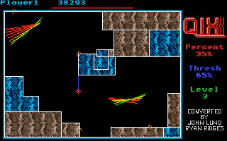 En jeu : Qix