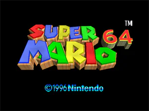 Capture : Super Mario 64