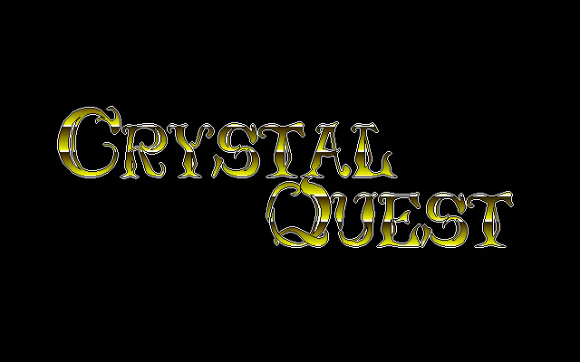 Écran titre : Crystal Quest