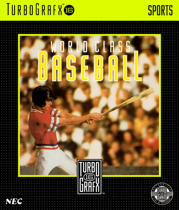 Jaquette : World Class Baseball [US]