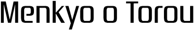 Logo : Menkyo o Torou [JP]