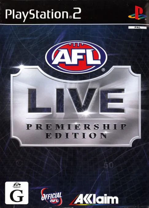 Jaquette : AFL Live Premiership Edition [AU]