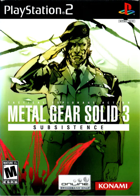 Jaquette : Metal Gear Solid 3 : Subsistence [US]