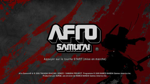 Écran titre : Afro Samurai [US]