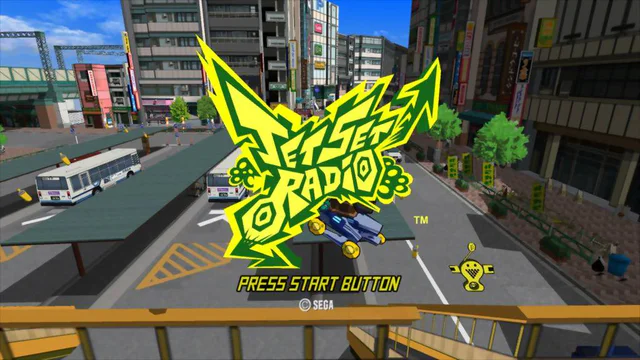 Écran titre : Jet Set Radio