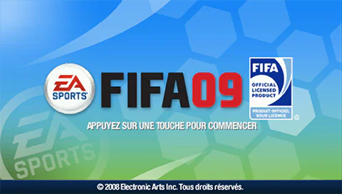 Écran titre : FIFA 09 [FR]