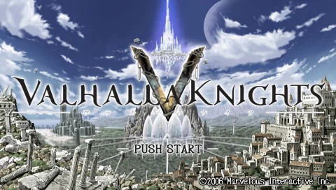 Écran titre : Valhalla Knights [EU]