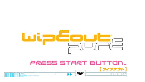 Écran titre : WipEout Pure [EU]
