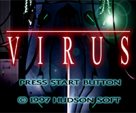 Écran titre : Virus [JP]