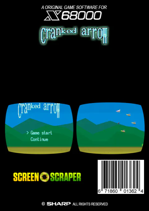 Jaquette arrière : Cranked Arrow [JP]